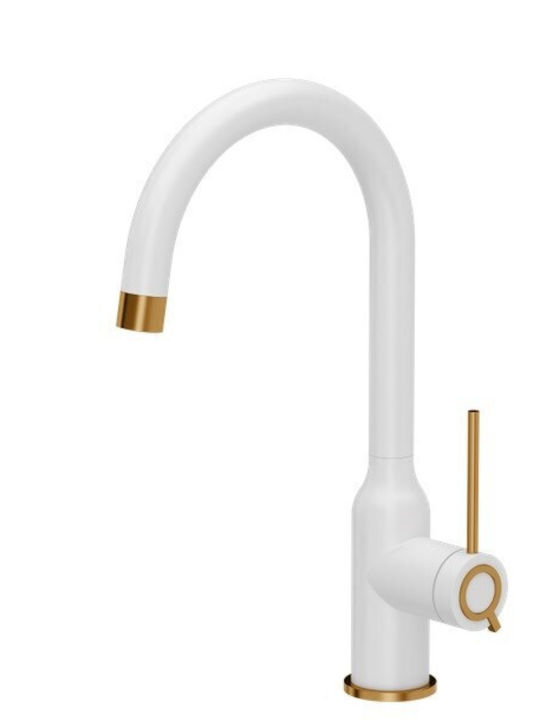 Quadron Ingrid Kitchen Faucet Counter White