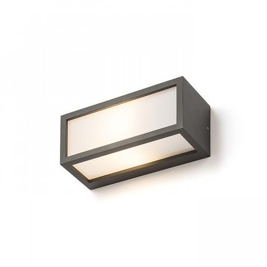 Rendl Light Studio Durant Стенно Външно Осветително Тяло E27 IP54 25x10x10.9εκ.