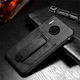 Shockproof Umschlag Rückseite Silikon / Leder mit Band Schwarz (Huawei Mate 30 Pro)