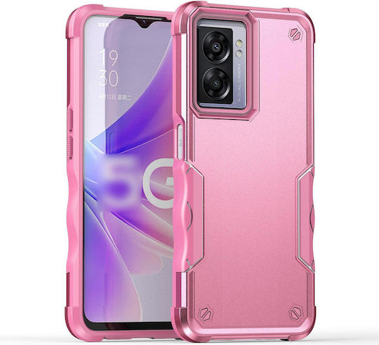 Non-slip Shockproof Back Cover Plastic Pink (Oppo A57 4G)