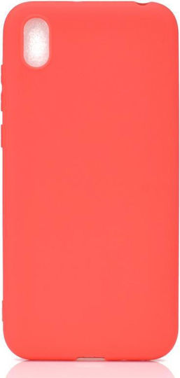 Candy Color Back Cover Σιλικόνης Κόκκινο (Honor 8S / Huawei Y5 2019)
