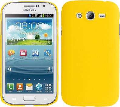 Duos Back Cover Πλαστικό Κίτρινο (Galaxy Grand)
