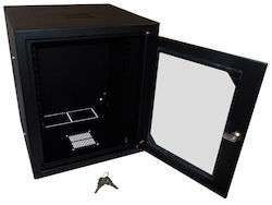 Q-Lantec SW-10-6U-300-N-DS-OS-C Wandmontierter Rack-Schränke 6U