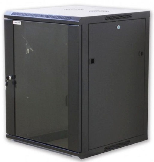 Intellinet Επιτοίχια Καμπίνα Rack 6U Μαύρο 918381