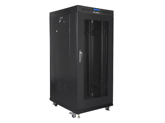 Lanberg Cu picioare Cabină Rack 27U 60x60cm Negru FF01-6827-23BL