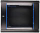 Extralink Wall Mounted Rack Cabinet 9U Black EX.3968