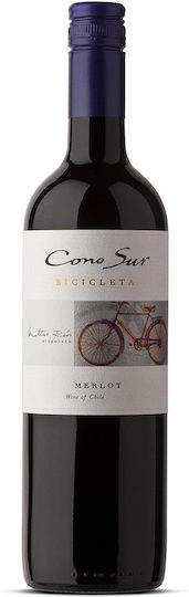 Cono Sur Winery Κρασί Bicicleta Merlot Ερυθρό Ξηρό 750ml