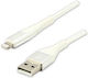 Logo Collection USB-A zu Lightning Kabel Weiß 2m