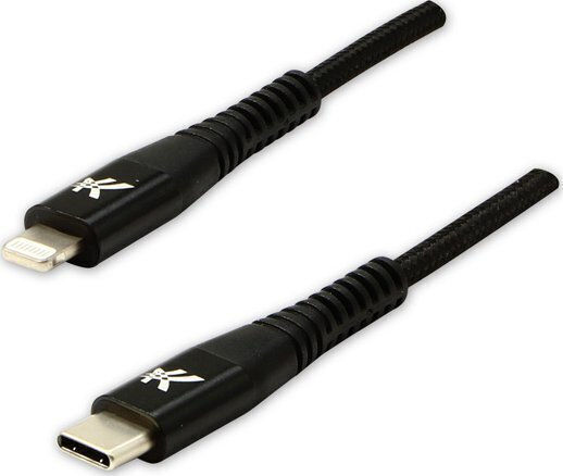 Logo Collection USB-C to Lightning Cable Black 2m