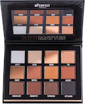 BPerfect Cosmetics Mini Lidschattenpalette Matt in fester Form