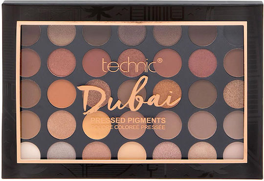 Technic Pressed Pigments Lidschattenpalette Matt in fester Form Dubai