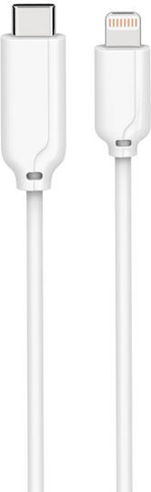 Microconnect USB-C to Lightning Cable Λευκό 1m (USB3.1CL1)