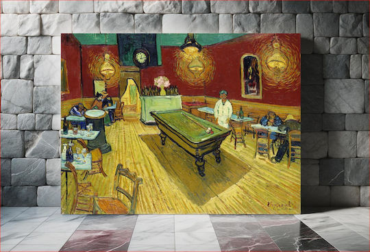Le Café De Nuit (the Night Café) (1888) By Vincent Van Gogh Painting Copy of Van Gogh on Canvas 100x70cm