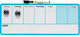 Acco Εβδομαδιαίο Planner Μπλε 14x36εκ.