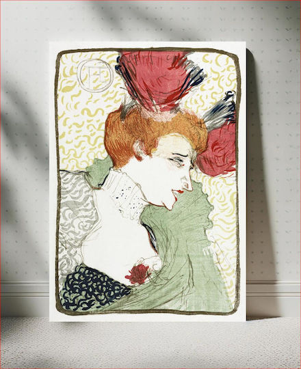 Bust Of Mademoiselle Lender (1895) By Henri De Toulouse–lautrec Painting on Canvas 50x80cm