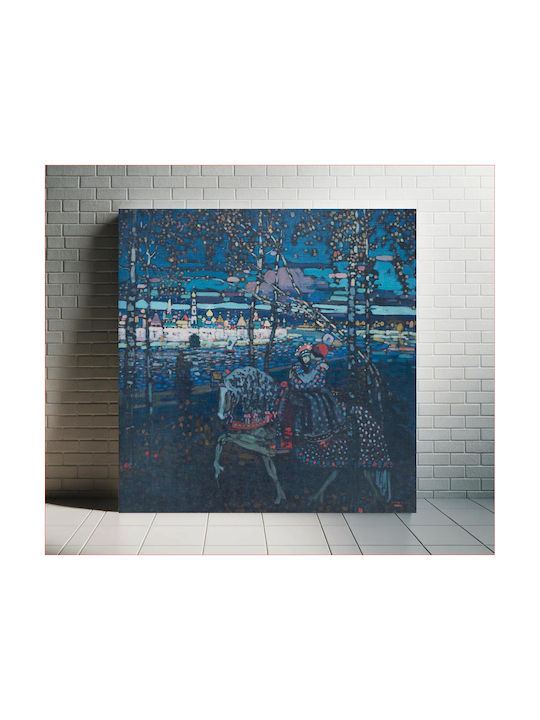 Riding Painting on Canvas 110x110cm