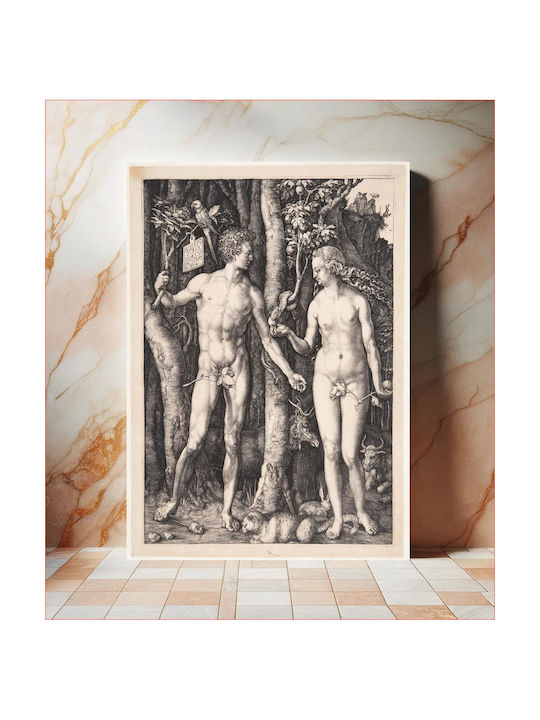 Adam And Eve By Albrecht Dürer Tablou pe Pânză ...