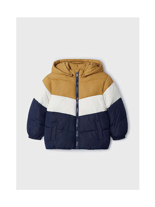 Mayoral Kids Casual Jacket with Hood Blue