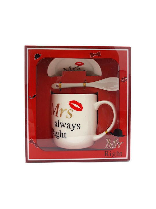 Christmas Mug Ceramic White 1pcs