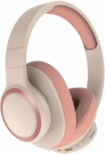 Leewello Безжични Bluetooth Over Ear Слушалки с 49 часа Работа Розови