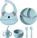 Queen Mother Koala Silicone Feeding Set with An...