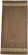 Beach Towel Cotton Brown 140x70cm.