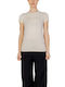 Armani Exchange Feminin Tricou Bej