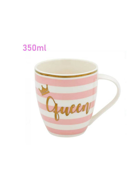 Mug Ceramic Pink 500ml 1pcs