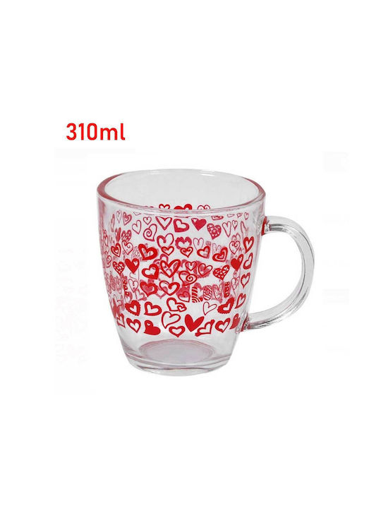 Tasse Glas Transparent 310ml 1Stück