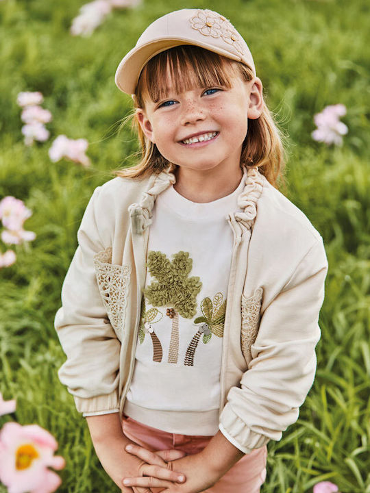 Mayoral Kids Cardigan Cream