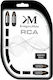 Kruger & Matz Cablu 2x RCA de sex feminin - 2x RCA de sex feminin 0.5m KM0303