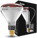 Avide Infrared Lamp 250W for Socket E27