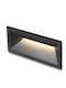 Rendl Light Studio Ragg Recessed Wall-Mounted Outdoor Light LED IP65 12W with Warm White Light 25x9.8εκ.