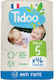 Tidoo Памперси с лента № 5 за 12-25kg 46бр