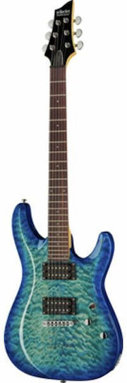 Schecter C-6 Plus Obb Electric Guitar Heavy with HH Pickup Configuration Burst with Case