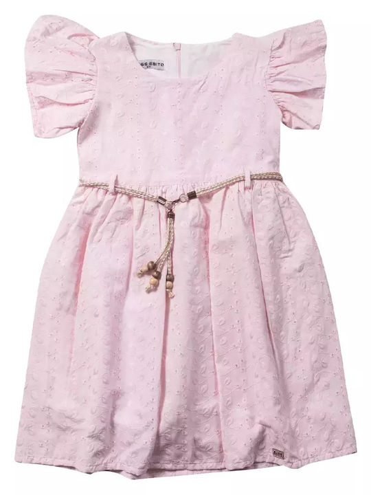 Evita Children's Dress Short Sleeve Set with Ac...