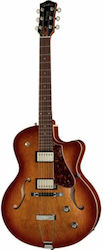 Godin 5th Ave Cw Kingpin Ii Hb Ηλεκτρική Κιθάρα με Θήκη Burst