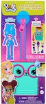 Mattel Jucărie Miniatură Lil Styles Case HRD64 Polly Pocket Turcoaz