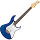 Yamaha Pac-012 Dbm Ii Electric Guitar Single cut with HSS Pickup Configuration Dark Blue Metallic with Case