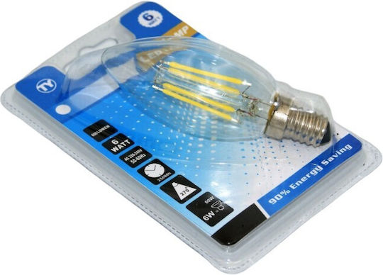 LED Bulb 6W for Socket E14 Cool White 600lm