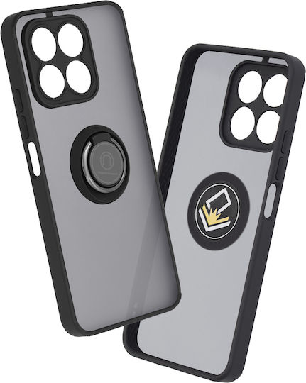 Techsuit Glinth Back Cover Μεταλλικό Μαύρο (Honor X8a)