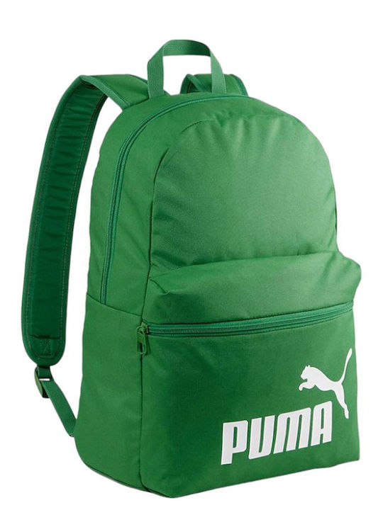 Puma Phase School Bag Backpack Junior High-High School in Green color 22lt