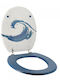 Eurocasa Wooden Toilet Seat Wave 47cm