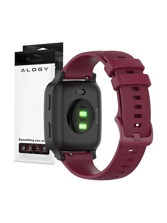 Alogy Strap Burgundy (Apple Watch 38/40/41/42mm)