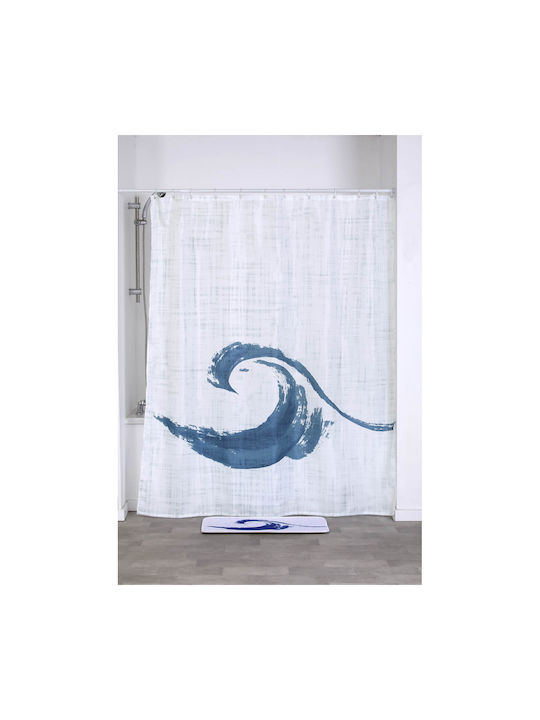 Eurocasa Shower Curtain Fabric 180x200cm White
