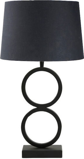 InTheBox Metal Table Lamp with Black Shade and Base
