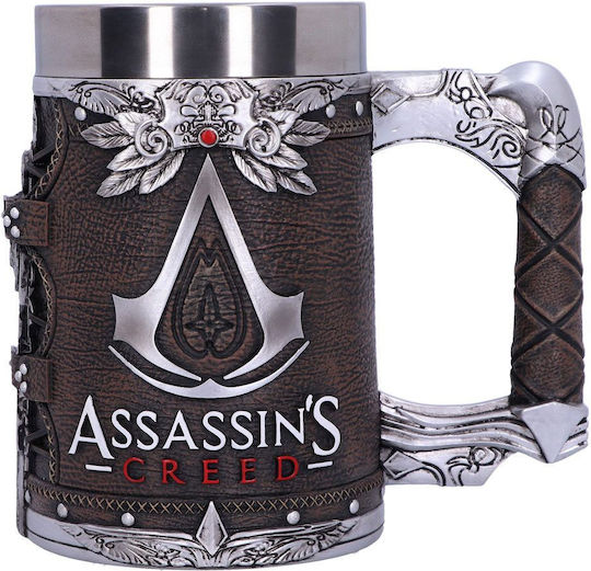 Nemesis Now Tankard Mug Ceramic Silver