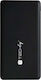 Techly 362541 Power Bank 10000mAh με 2 Θύρες USB-A και Θύρα USB-C Μαύρο