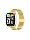 Mijobs Milan Armband Rostfreier Stahl Gold (Redmi Watch 3)