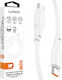 Lamtech USB 2.0 Cable USB-C male - USB-C 60W Λευκό 2m LAM113133